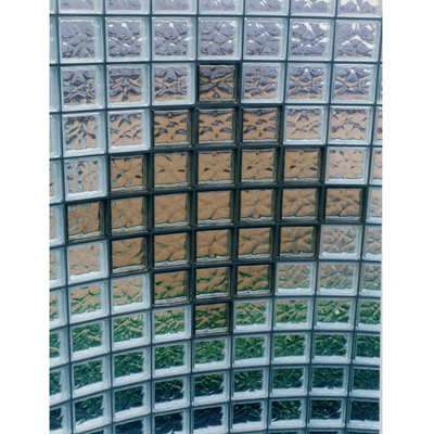 Durchsichtige Vollkörper-Innenglaswand Mosaikfliese für Küchenglasblock