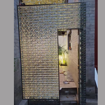 Durchsichtige Vollkörper-Innenglaswand Mosaikfliese für Küchenglasblock