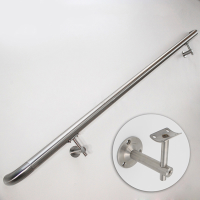 Vintage Design Glas Treppenhandgeländer Pulver beschichtet / poliert / gebürstet / anodisiert