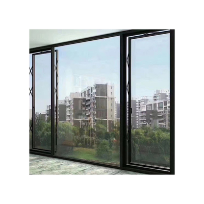 Custom Aluminiumprofil Isolierte Glaswand mit Push-Flachfenster für moderne Räume
