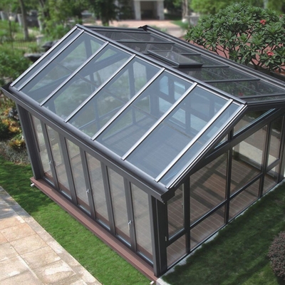 Maßgeschneiderte Größe Glatte Oberfläche Solarglasplatten Dach Sonnenräume für Garten Solarium Zelt