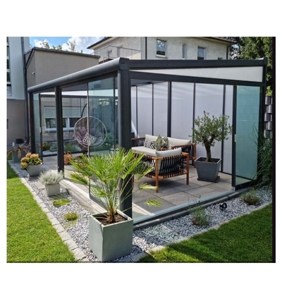 Wasserdicht frei stehendes Sonnenzimmer für Wintergarten Aluminiumrahmen gehärtetes Glas
