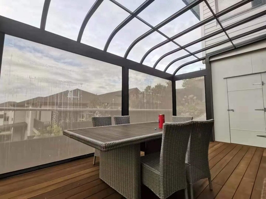 Wasserdicht frei stehendes Sonnenzimmer für Wintergarten Aluminiumrahmen gehärtetes Glas