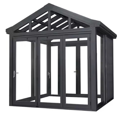 Modernes Design Kleines Glaszimmer für 4 Jahreszeiten Vorgefertigtes Aluminium Sonnenzimmer mit individueller Größe
