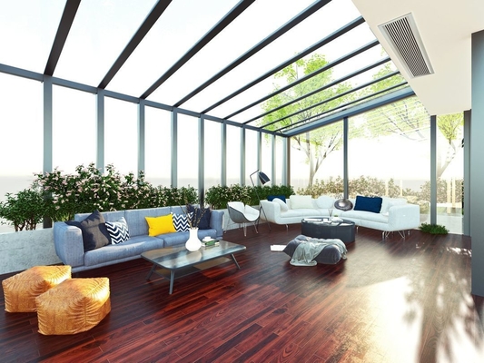 Modernes Design Kleines Glaszimmer für 4 Jahreszeiten Vorgefertigtes Aluminium Sonnenzimmer mit individueller Größe