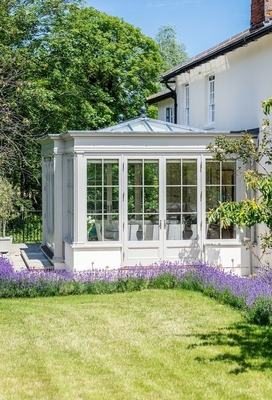 Individuelle Größe Kleines 4 Jahreszeiten Glaszimmer Winter Gartenhaus Aluminium Sonnenzimmer in Grau