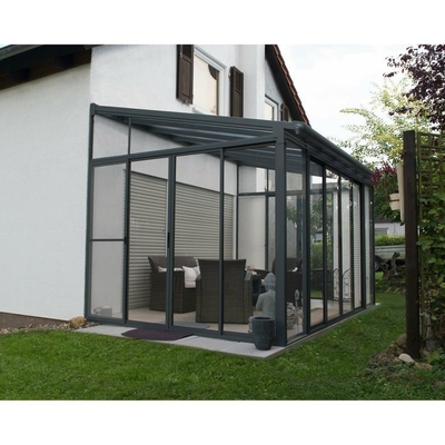 Modernes Design Glatte Oberfläche Freistehende Villa Haus Glas Sonnenräume für Vier Jahreszeiten