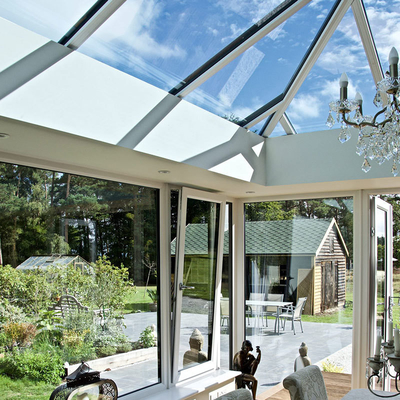Modernes Design Glatte Oberfläche Freistehende Villa Haus Glas Sonnenräume für Vier Jahreszeiten