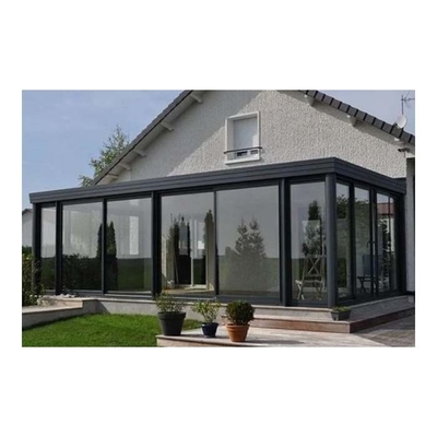 Solar-Glas-Sonnenräume mit grüner Glasfarbe und maßgeschneidertem Dachdesign