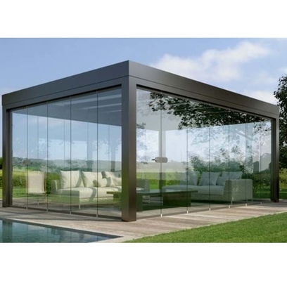 Individuelle Größe Freistehende Sonnenräume aus Aluminiumlegiertem Material Solarium für 4 Jahreszeiten