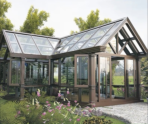 Gehärtetes Glas Oktagon Gewächshaus für umweltfreundliche Gartenarbeit und Freiluft