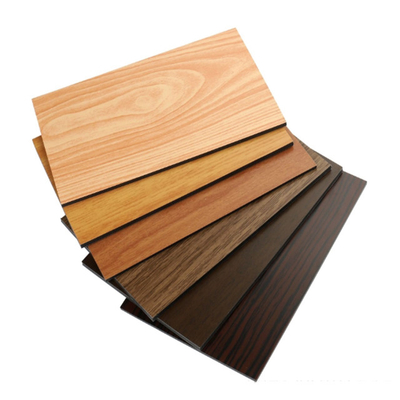 4 mm PVDF-Beschichtung 1220x2440 mm Holzkornfarbe Aluminium-Verbundplatte ACP ACM