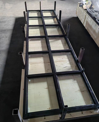 Erschwingliche wetterbeständige Aluminiumglasfenster / feuersichere Stahltüren mit einfacher Installation