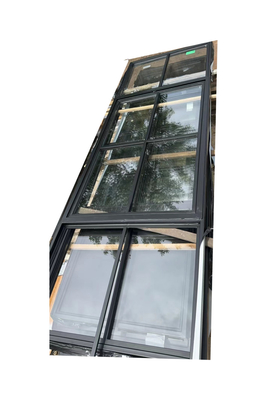 Erschwingliche wetterbeständige Aluminiumglasfenster / feuersichere Stahltüren mit einfacher Installation
