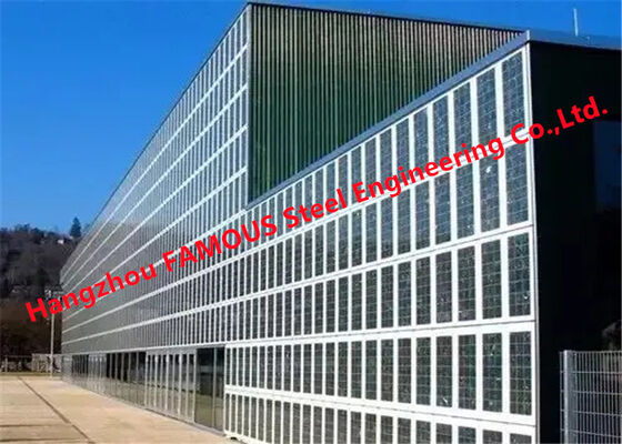 Solar BIPV Gebäudeintegrierte Photovoltaik Glasfassaden-Vorhangfassade