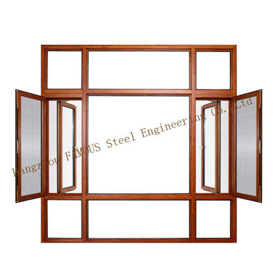 1.4-2.0mm schwarzer Aluminiumsturm Windows, doppelverglastes Hartglas