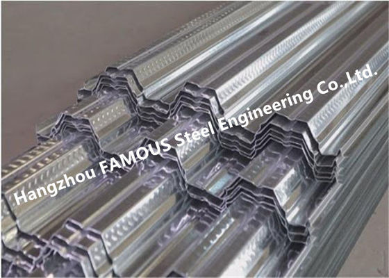 1-3mm runzelte silbernen galvanisierten Decking Boden ISO 3834 Metall
