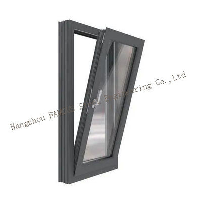 Moderner unbedeutender 70 Reihe Aluminiumsturm Windows, 5mm 9A 5mm Neigung und Drehung Windows