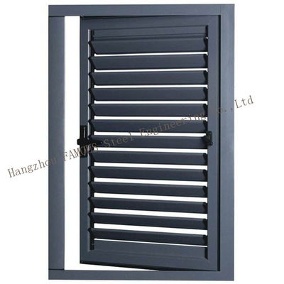Kundengebundenes Aluminiumjalousie-Jalousien-Fenster für Toilette/Badezimmer