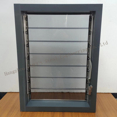 Kundengebundenes Aluminiumjalousie-Jalousien-Fenster für Toilette/Badezimmer