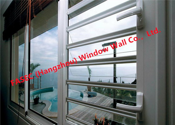 Kundenspezifische verstellbare Lamellenfenster aus Aluminium Breezeway Jalousiefenster