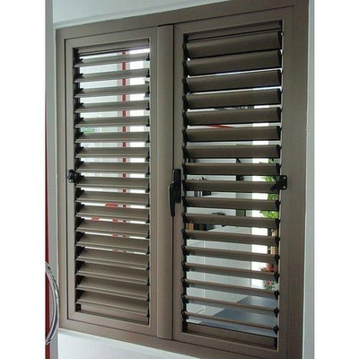 Kundenspezifische verstellbare Lamellenfenster aus Aluminium Breezeway Jalousiefenster