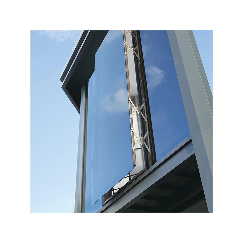 Custom Aluminiumprofil Isolierte Glaswand mit Push-Flachfenster für moderne Räume