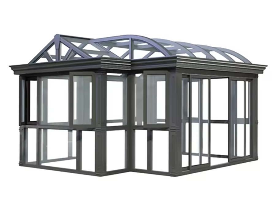 Schiebe Tür Veranda Aluminium Glas Wintergarten Sonnenzimmer Für Bürogebäude