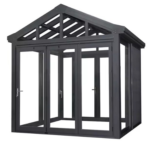 Modernes Design Kleines Glaszimmer für 4 Jahreszeiten Vorgefertigtes Aluminium Sonnenzimmer mit individueller Größe