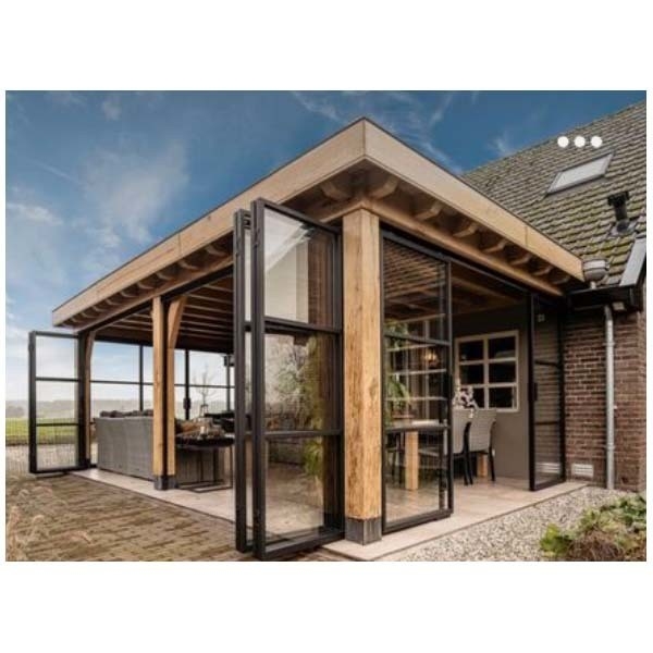 Modernes Design Glatte Oberfläche Freistehende Villa Haus Glas Sonnenräume für Vier Jahreszeiten