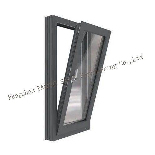 Moderner unbedeutender 70 Reihe Aluminiumsturm Windows, 5mm 9A 5mm Neigung und Drehung Windows